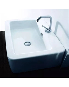 Ego раковина 60х43 с 1 отверстием под смеситель, цвет белый Kerasan