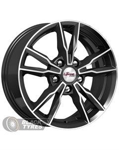 Литой диск Икигай 6.5x16/5x114.3 D60.1 ET45, Черные Ifree