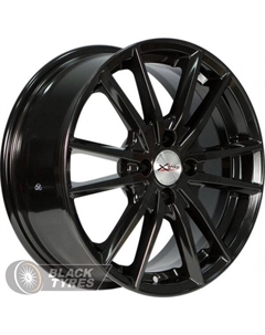 Литой диск X-129 6.5x16/4x100 D54.1 ET48, Черные X-trike