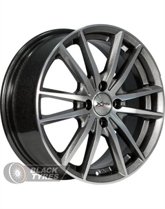 Литой диск X-129 6.5x16/4x100 D60.1 ET48, Серые X-trike