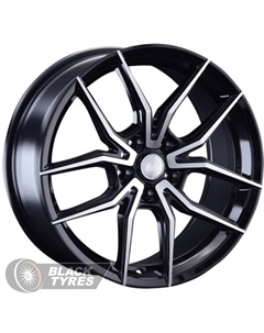 Литой диск 1242 7.5x17/5x112 D66.6 ET40, Черные Ls wheels