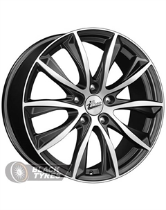 Литой диск Каzантип 7.5x18/5x114.3 D67.1 ET45, Черные Ifree