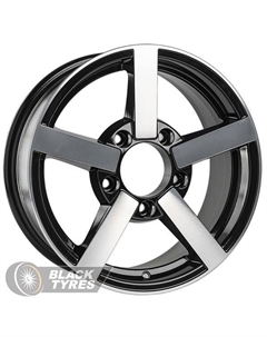 Литой диск CR-25 6.5x16/5x139.7 D98.6 ET35, Черные Cross street