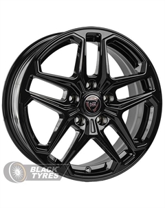 Литой диск R-04 6.5x16/5x105 D56.6 ET38, Черные Nz