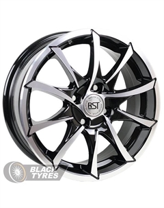 Литой диск R035 6x15/4x100 D60.1 ET50, Черные Rst