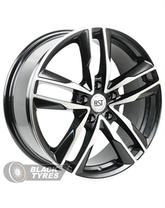 Литой диск R128 7.5x18/5x108 D63.4 ET45, Черные Rst
