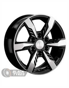 Литой диск 1301 7.5x17/6x139.7 D100.1 ET36, Черные Ls wheels