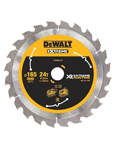 Пильный диск DT99560 EXTREME RUNTIME, 165х20 мм Dewalt