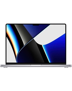 Ноутбук Apple MacBook Pro 16 M1 Pro 2021 16Gb SSD1024Gb 16 Core GPU 16.2 IPS 3456x2234 MacOS engkbd, Global, silver, MK1F3