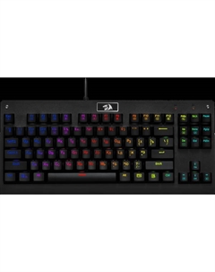 Клавиатура проводная Dark Avenger 2, механическая, OUTEMU+BLUE, подсветка, USB, черный (70770) Redragon