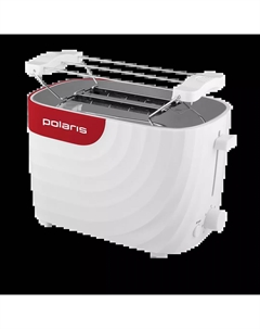 Тостер Polaris PET 0720 700 Вт, подогрев, белый/красный (PET0720)