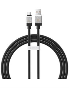 Кабель USB(Am)-USB Type-C(M), быстрая зарядка, 6А, 1 м, черный, Baseus CoolPlay (CAKW000601)