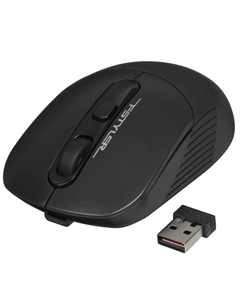 Мышь беспроводная Fstyler FB10CS, 2000dpi, оптическая светодиодная, Bluetooth/Радиоканал, черный (FB10CS USB STONE BLACK) A4tech