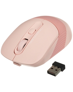 Мышь беспроводная Fstyler FB10CS, 2000dpi, оптическая светодиодная, Bluetooth/Радиоканал, розовый (FB10CS USB BABY PINK) A4tech