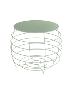 Журнальный столик круглый бразо/мятный SHT-CT77 Sheffilton