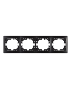 Рамка Mira четырехместная черный бархат (701-4200-149) Lezard