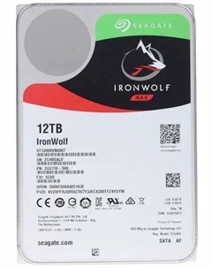 Внутренний HDD диск SEAGATE IronWolf 12TB, SATA3, 3.5" (ST12000VN0007) Seagate