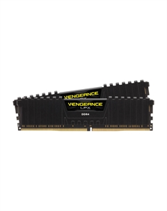 Оперативная память Corsair Vengeance LPX, 64 ГБ DDR4 (2x 32 ГБ), 3000 МГц, CL16, CMK64GX4M2D3000C16, черный