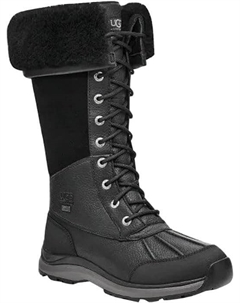 Сапоги женские Adirondack Boot Tall III Snow, черный Ugg