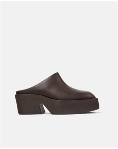 Однотонные женские мюли Billie на сверхлегкой подошве, коричневый Camper