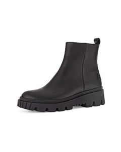 Ботильоны на блочном каблуке женские, черный Gabor