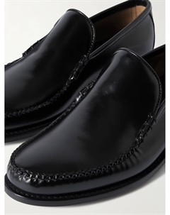 Кожаные мокасины Weejun Cobra Venetian, черный G.h. bass