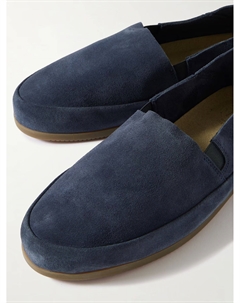 Замшевые мокасины со складным каблуком, темно-синий Mulo