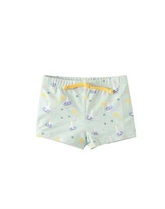 Боксерские шорты цвета морской волны для мальчиков с гусиным принтом, цвет Verde Agua Dadati
