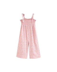 Комбинезон для девочки пудрово-цвета с принтом пейсли, розовый Dadati