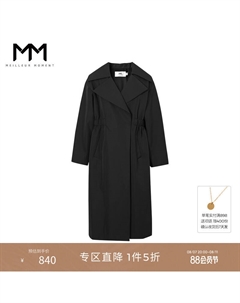 Ветровка средней длины, черный Mai meng