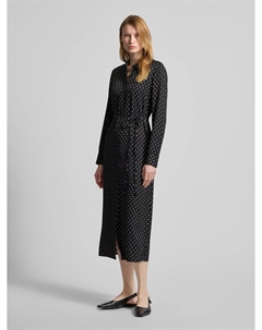 Платье-блуза прямого кроя из вискозного твила Marc o'polo