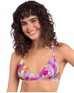 Утепленный лиф бикини с треугольными чашками и принтом Río de Sol, мультиколор Rio de sol