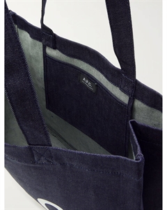 Сумка-тоут из денима с логотипом Daniela, синий A.p.c.