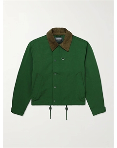 Куртка из хлопчатобумажной смеси с вельветовой отделкой, зеленый Frizmworks