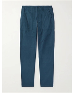 Прямые хлопковые брюки, темно-синий Nike