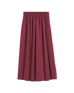 Юбка макси расклешенная красный Laredoute