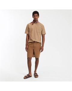 Шорты-бермуды с эластичным поясом каштановый La redoute collections