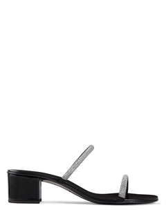 Кожаные босоножки Croisette Crystal 50 на каблуке Giuseppe zanotti