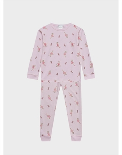 Пижама с принтом балерины, розовая Lyda baby