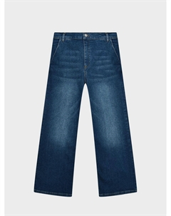 Широкие джинсы, синие Balmain