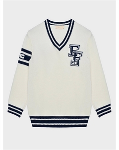 Джемпер с синей полоской Elisabetta franchi