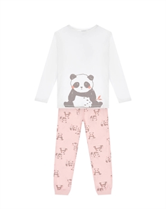 Пижама с принтом "панда" Sanetta