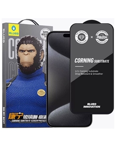 Защитное стекло Type Gorilla 3D Anti-broken Tempered Glass, iPhone15 pro Max 6.7, Black (NPT35-15PM-BK) Type gorilla