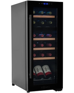 Винный шкаф ZCWF184DB черный Zugel
