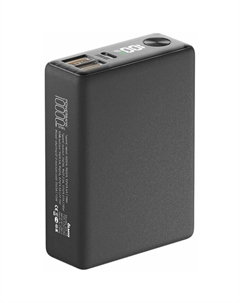 Внешний аккумулятор Olmio QX-10 10000 мАч графитовый