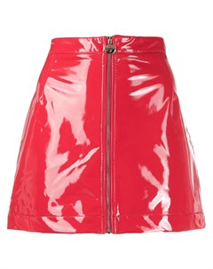 Chiara ferragni юбка с виниловым эффектом и молнией m красный Chiara ferragni