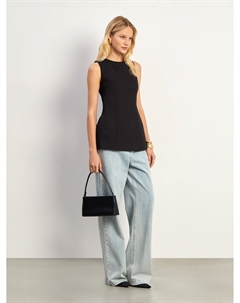 Топ из костюмной ткани Emka