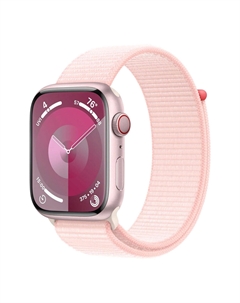 Умные часы Apple Watch Series 9 (GPS + Cellular), 45мм, Pink Aluminum Case/Pink Sport Loop - Onesize
