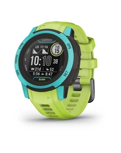 Умные часы Garmin Instinct 2S Surf Waikiki, голубой/салатовый