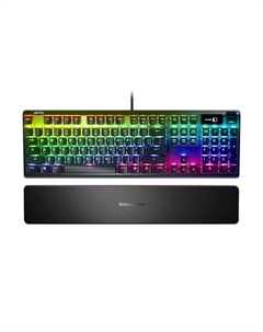 Проводная игровая клавиатура SteelSeries Apex 7, Blue Switch, черный Steelseries